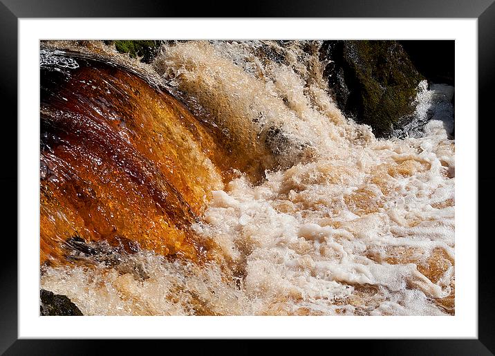 Raging river Lake District Framed Mounted Print by Maria Carter