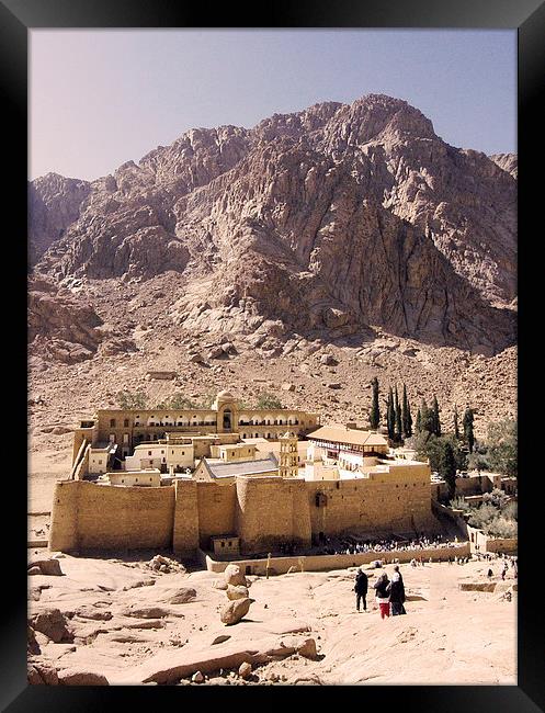 JST2099 St Catherines Monastery Framed Print by Jim Tampin