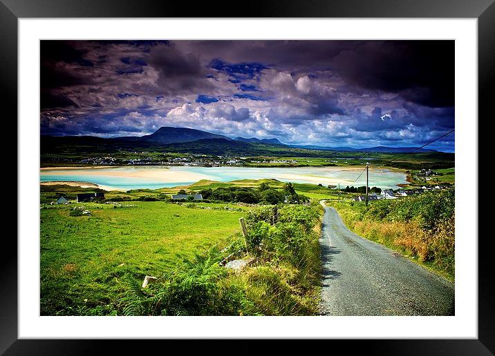 Sunny day in Ireland Framed Mounted Print by Richard Draper