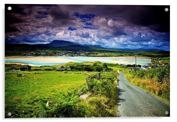 Sunny day in Ireland Acrylic by Richard Draper