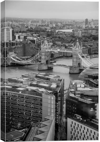 Tower Bridge Canvas Print by Keith Thorburn EFIAP/b