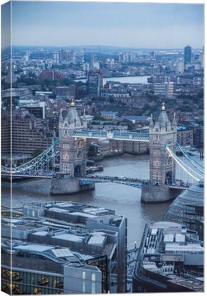 London Skyline Canvas Print by Keith Thorburn EFIAP/b