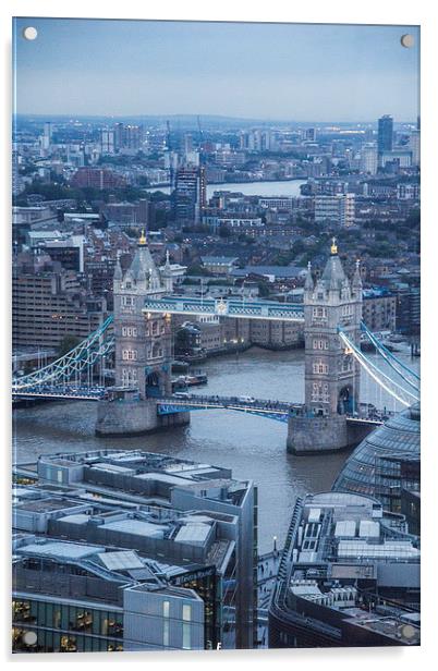 London Skyline Acrylic by Keith Thorburn EFIAP/b