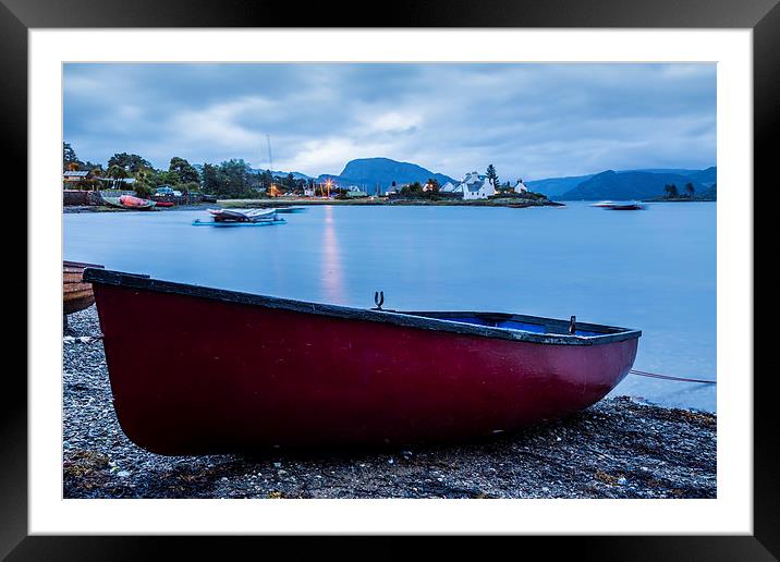 Plockton - Early Morning Framed Mounted Print by David Lewins (LRPS)