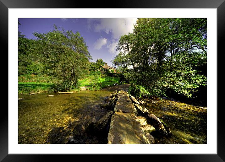 Autumn at Tarr Steps Framed Mounted Print by Rob Hawkins