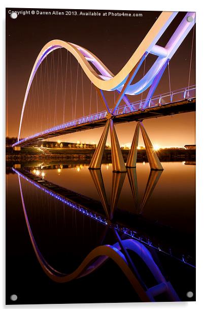 Infinity Bridge Acrylic by Darren Allen