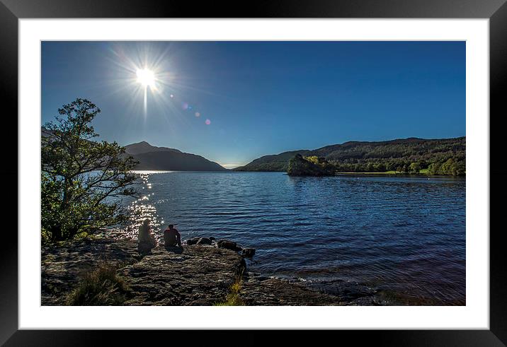 Lomond View Framed Mounted Print by Sam Smith