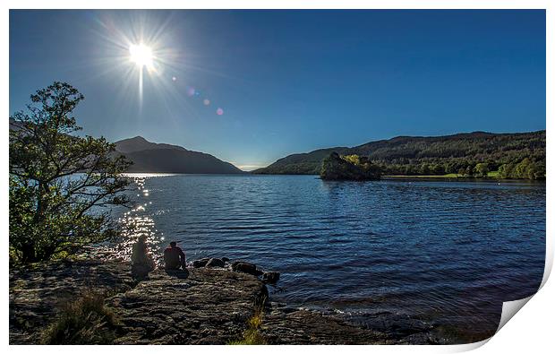 Lomond View Print by Sam Smith