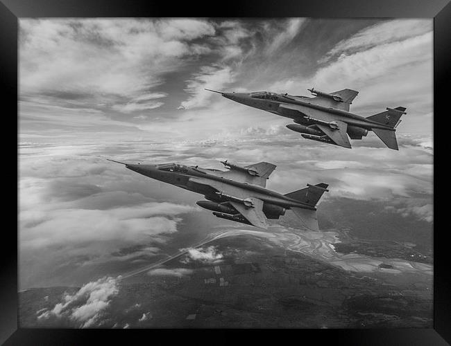 Jaguar Fighter Bombers Framed Print by P H