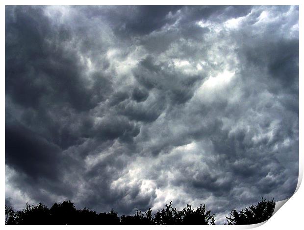 Storm Clouds Print by james balzano, jr.
