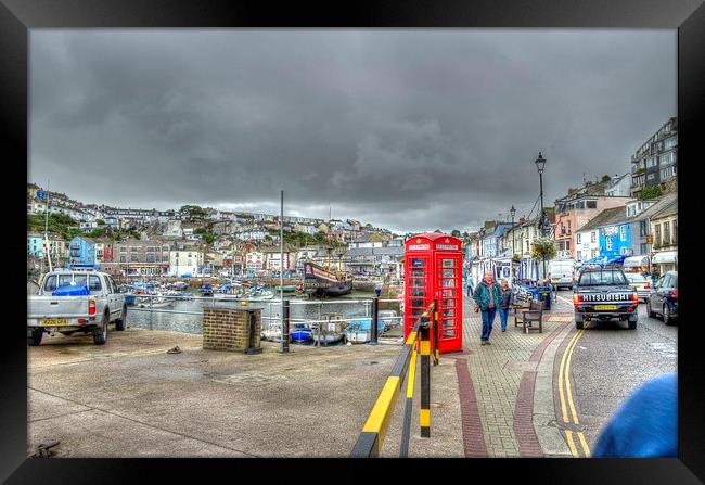 Brixham Framed Print by Allan Briggs