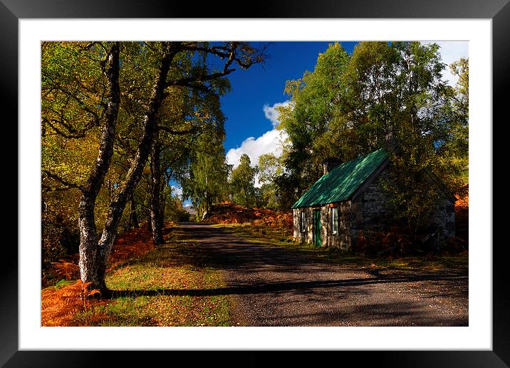Autumn in Strathfarrar Framed Mounted Print by Macrae Images