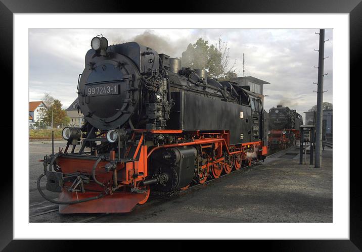 JST2596 Germanys 100mm gauge railway Framed Mounted Print by Jim Tampin