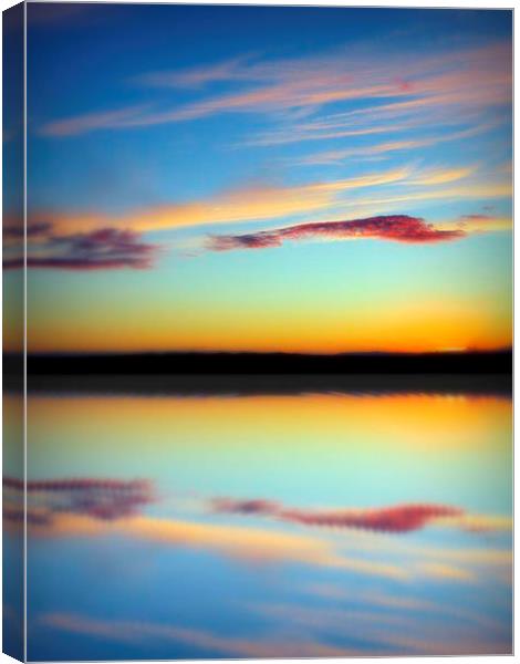 reflective sunset Canvas Print by dale rys (LP)