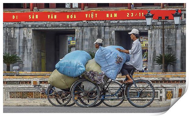 Vietnamese Transport Print by colin chalkley