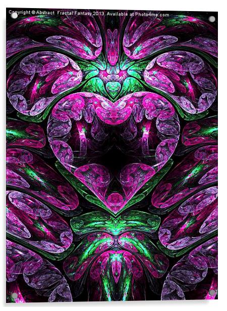 Music Is The Doctor Acrylic by Abstract  Fractal Fantasy