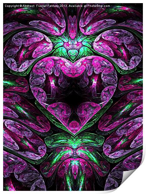 Music Is The Doctor Print by Abstract  Fractal Fantasy