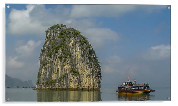 Ha Long Bay, Vietnam Acrylic by colin chalkley