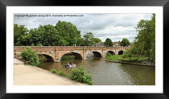 The Bridge at Stratford Framed Mounted Print by graham young