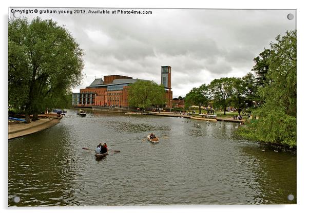 The Royal Shakespeare Theatre Acrylic by graham young
