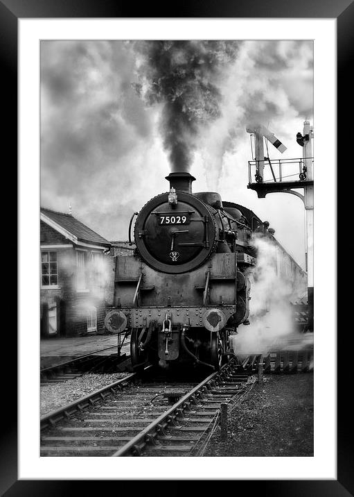 Steam Train Framed Mounted Print by Jason Green