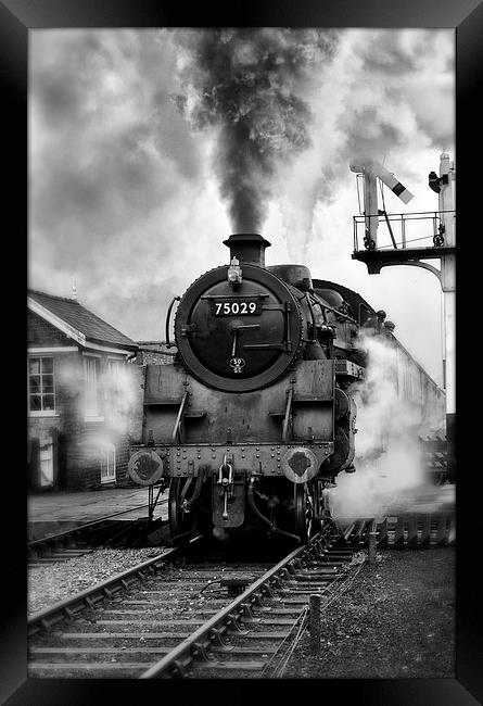 Steam Train Framed Print by Jason Green