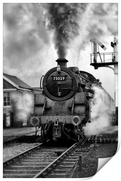 Steam Train Print by Jason Green