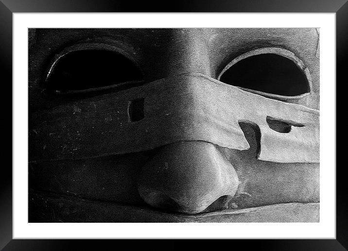 The Mask Framed Mounted Print by Perry Johnson