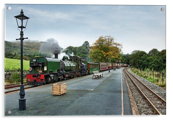 Welsh Highland Railway Acrylic by Eddie John