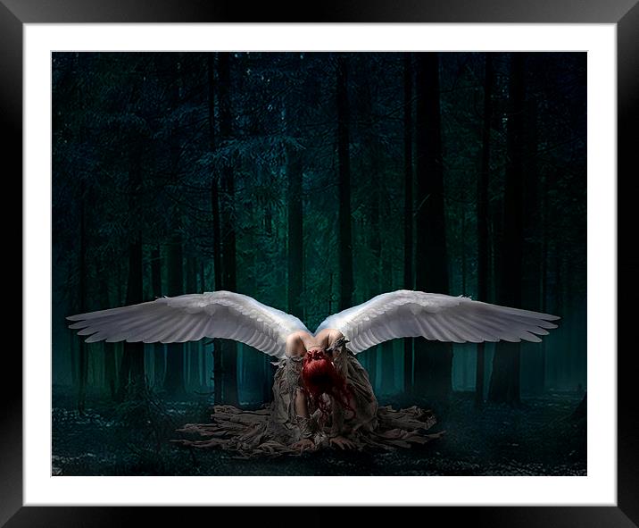 Lost Angel Framed Mounted Print by Debra Kelday