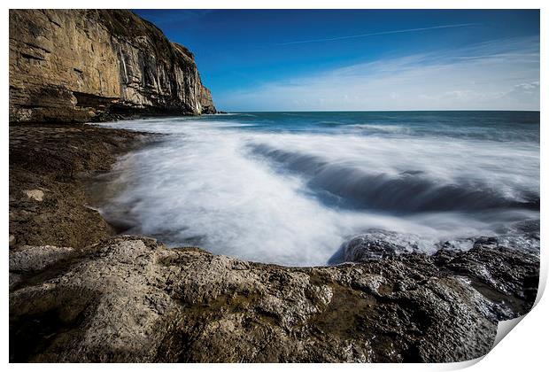 Dancing Ledge Print by Phil Wareham