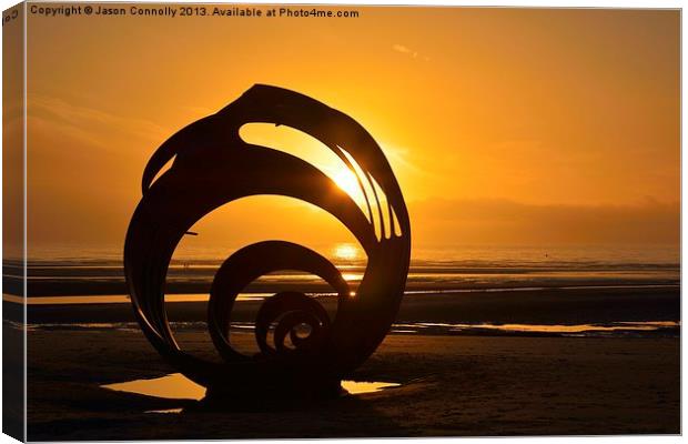 Marys Shell, Cleveleys Canvas Print by Jason Connolly