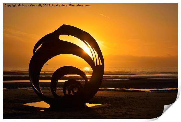 Marys Shell, Cleveleys Print by Jason Connolly