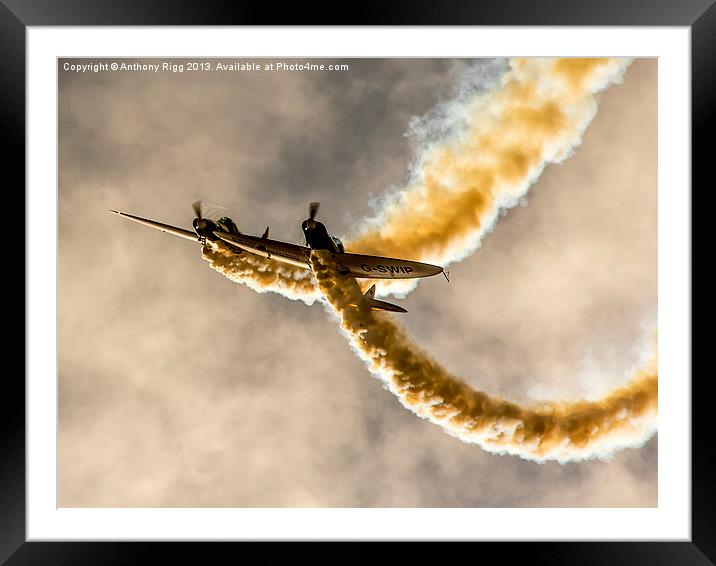 Swip Team Stunt Planes Framed Mounted Print by Anthony Rigg