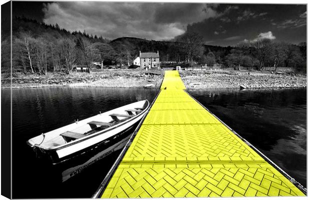 Hello Yellow brick Path Canvas Print by Rob Hawkins