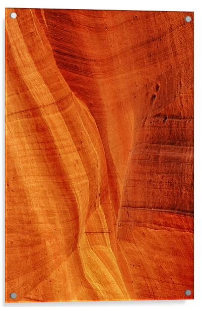 Antelope Canyon Acrylic by Mary Lane