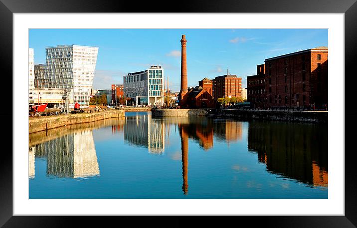 albert dock Framed Mounted Print by sue davies