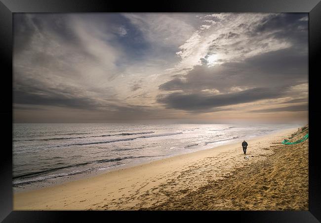 Hemsby Beach Framed Print by Stephen Mole