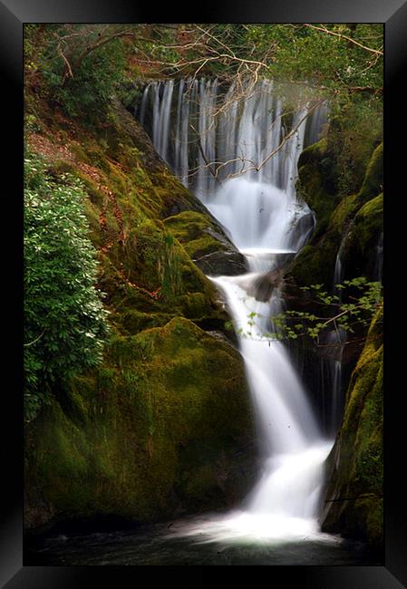 water fall Framed Print by Andrew chittock