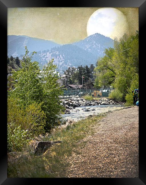 Idaho Springs Paradise Framed Print by Judy Hall-Folde