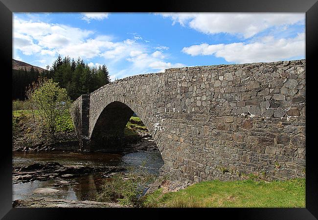 Bridge of orchy Framed Print by Peter Mclardy