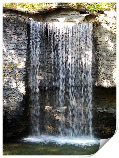 Waterfall1 Print by Pics by Jody Adams