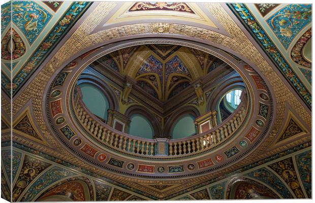 Magnificent Dome Ceiling Canvas Print by Philip Pound