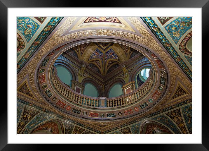 Magnificent Dome Ceiling Framed Mounted Print by Philip Pound