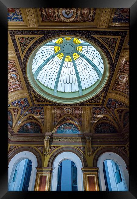 Domed Ceiling Building Framed Print by Philip Pound