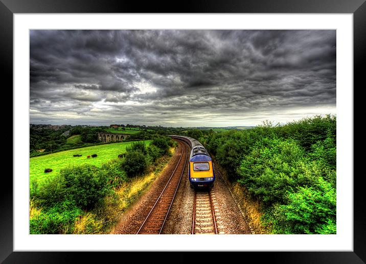 HST at Moorswater Viaduct Framed Mounted Print by Rob Hawkins