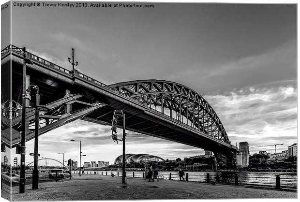 The Tyne Bridge Canvas Print by Trevor Kersley RIP