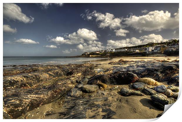 Portscatho Beach Print by Rob Hawkins