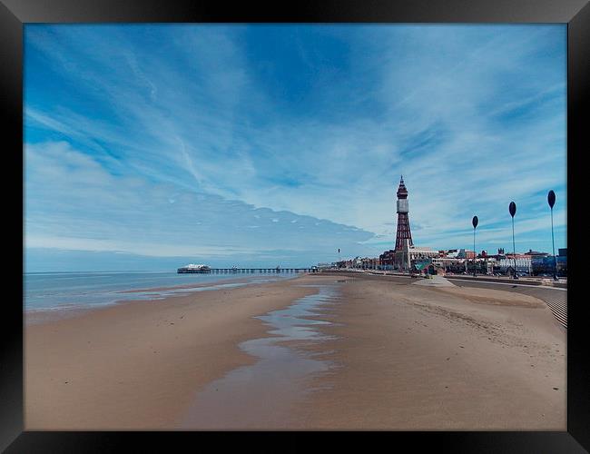 Blackpool Tower Framed Print by Tim Smith