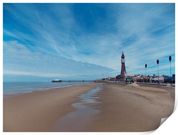 Blackpool Tower Print by Tim Smith